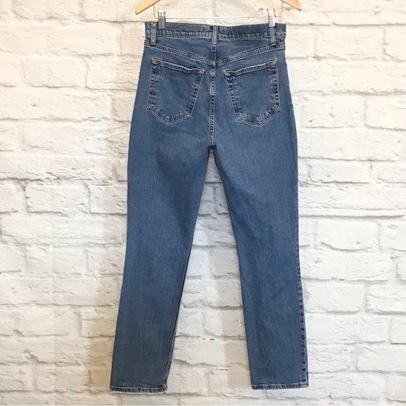 Abercrombie Fitch 8 (29) Slim Straight Ultra High Rise Curve Love Jeans Women’s - Picture 4 of 8